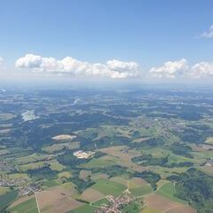 Verortung via Georeferenzierung der Kamera: Aufgenommen in der Nähe von Passau, Deutschland in 1600 Meter